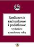 Rozliczenie rachunkowe i podatkowe. wydatków z przełomu roku