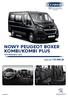 NOWY PEUGEOT BOXER KOMBI/KOMBI PLUS