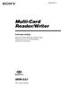 Multi-Card Reader/Writer