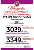 SUPER PROMOCJA na weekend majowy! WYSPY KANARYJSKIE. Fuerteventura 26.04. 3039zł/7dni