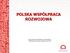 POLSKA WSPÓŁPRACA ROZWOJOWA. Departament Współpracy Rozwojowej Ministerstwo Spraw Zagranicznych RP