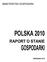 MINISTERSTWO GOSPODARKI POLSKA 2010 RAPORT O STANIE GOSPODARKI