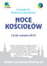 NOCE KOŚCIOŁÓW. 16-26 czerwca 2015