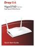 Seria Vigor2760 High Speed VDSL2 Router. Skrócona instrukcja obsługi