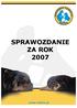 SPRAWOZDANIE ZA ROK 2007