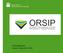 O projekcie. Nazwa projektu: Budowa Otwartego Regionalnego Systemu Informacji Przestrzennej (ORSIP)
