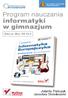 Informatyka Europejczyka. Program nauczania informatyki w gimnazjum. Edycja Mac OS 10.5