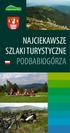 NAJCIEKAWSZE SZLAKI TURYSTYCZNE PODBABIOGÓRZA