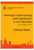Spis treści. Informacja o stanie realizacji zadań oświatowych w dzielnicy Wawer w roku szkolnym 2012/2013