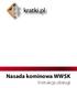 kratki.pl Nasada kominowa WWSK Instrukcja obsługi