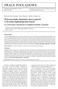 PRACE POGLĄDOWE. Wykorzystanie elementów precyzyjnych w leczeniu implantoprotetycznym. Use of Precision Attachments in Implant Prosthetic Treatment