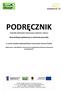 PODRĘCZNIK. materiały szkoleniowe towarzyszące szkoleniu z zakresu. Komunikacji społecznej w ochronie przyrody