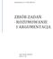 ZBIÓR ZADAŃ - ROZUMOWANIE I ARGUMENTACJA