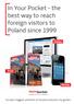 In Your Pocket - the best way to reach foreign visitors to Poland since 1999