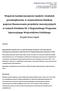 Brygida Beata Cupiał. Keywords: competitiveness, innovativeness, small and medium-sized enterprises, regional support policy