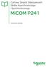 Cyfrowy Zespół Zabezpieczeń Silnika Asynchroniczego i Synchronicznego. MiCOM P241. Instrukcja obsługi