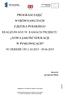 PROGRAM ZAJĘĆ WYRÓWNAWCZYCH Z JĘZYKA POLSKIEGO REALIZOWANY W RAMACH PROJEKTU NOWA JAKOŚĆ EDUKACJI W PYSKOWICACH W OKRESIE OD 1.10.2013-30.06.