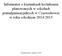 Informator o kierunkach kształcenia planowanych w szkołach ponadgimnazjalnych w Częstochowie w roku szkolnym 2014/2015