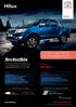 Hilux 89 900 PLN. 3,0 D-4D PowerBoost 201 KM! 2,5 D-4D PowerBoost 167 KM! www.toyotabusiness.pl. www.toyota.pl 100% VAT WRACA BEZ KRAT **