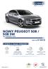 NOWY PEUGEOT 508 / 508 SW ROK PRODUKCJI 2014