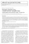 PRACE KAZUISTYCZNE. Postrzałowe obrażenia twarzy i czaszki twarzowej przypadki własne. Gunshot Injuries of Face and Facial Cranium Personal Cases