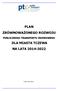 PLAN ZRÓWNOWAŻONEGO ROZWOJU DLA MIASTA TCZEWA NA LATA 2014-2022