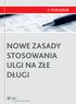 E-PORADNIK NOWE ZASADY STOSOWANIA ULGI NA ZŁE DŁUGI