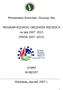 Ministerstwo Rolnictwa i Rozwoju Wsi. PROGRAM ROZWOJU OBSZARÓW WIEJSKICH na lata 2007-2013 (PROW 2007-2013)