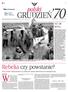 polski GRUDZIEŃ Dodatek specjalny w 40. rocznicę Poniedziałek 13 grudnia 2010 buntu robotników i masakry w Gdańsku, Gdyni i Szczecinie