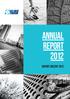 ANNUAL REPORT 2012 RAPORT ROCZNY 2012