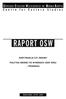 RAPORT OSW. OŚRODEK STUDIÓW WSCHODNICH im. Marka karpia. Centre for Eastern Studies. Kontynuacja czy zmiana?