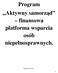 Program Aktywny samorząd finansowa platforma wsparcia osób niepełnosprawnych.