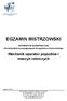 EGZAMIN MISTRZOWSKI. INFORMATOR EGZAMINACYJNY dla kandydatów przystępujących do egzaminu mistrzowskiego