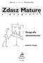 Maria Jadwiga Kucharska. Zdasz Maturę. Geografia ekonomiczna. wydanie drugie