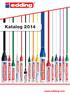 Katalog 2014. www.edding.com