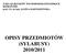 ZAKŁAD JĘZYKÓW WSCHODNIOSŁOWIAŃSKICH KIEROWNIK prof. UG, dr hab. JANINA BARTOSZEWSKA OPISY PRZEDMIOTÓW (SYLABUSY) 2010/2011