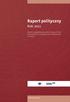 Raport polityczny. Rok: 2011. Raport przygotowany przez Krajowy Punkt Kontaktowy Europejskiej Sieci Migracyjnej w Polsce. Czerwiec 2012 r.