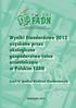 Wyniki Standardowe 2012 uzyskane przez ekologiczne gospodarstwa rolne uczestniczące w Polskim FADN