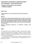 Infrastruktura transportowa w wybranych krajach Unii Europejskiej analiza taksonomiczna Transport Infrastructure in UE countries taxonomic analysis