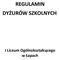 REGULAMIN DYŻURÓW SZKOLNYCH. I Liceum Ogólnokształcącego w Łapach