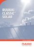 RUUKKI CLASSIC SOLAR. Katalog techniczny
