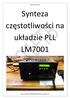 Synteza częstotliwości na układzie PLL LM7001