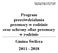 Program przeciwdziałania przemocy w rodzinie oraz ochrony ofiar przemocy w rodzinie Gmina Świlcza 2011-2018