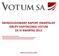 SKONSOLIDOWANY RAPORT KWARTALNY GRUPY KAPITAŁOWEJ VOTUM ZA IV KWARTAŁ 2013