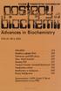 Advances in Biochemistry