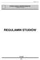 Strona 1 z 14. WYŻSZA SZKOŁA BEZPIECZEŃSTWA z siedzibą w Poznaniu REGULAMIN STUDIÓW POZNAŃ