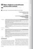 Wpływ religijności na ukształtowanie postawy wobec eutanazji The impact of religiosity on the formation of attitudes toward euthanasia