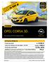 OPEL CORSA 3D. Cennik AKTUALNA PROMOCJA. Promocyjny rabat do 10 000 zł * Fabryczna instalacja LPG dla silnika 1.2 85 KM