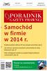 Samochód w firmie w 2014 r.