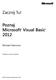 Zacznij Tu! Poznaj Microsoft 2012. Visual Basic. Michael Halvorson. Przekład: Joanna Zatorska